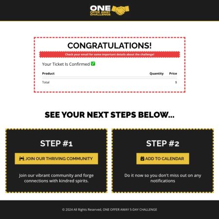 OOFC - Thank You Page OOFC - Thank You Page